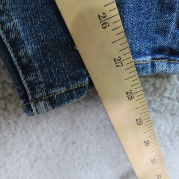 Rag & Bone Jeans 32 Yuki High Waist Skinny Medium Wash Slit Hem High Rise $225 - Picture 9 of 12